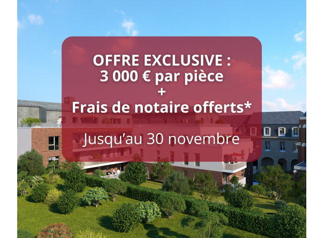 Investissement locatif  Le Mesnil-Esnard : programme immobilier neuf pour investir Le Parc des Mathurins  Rouen