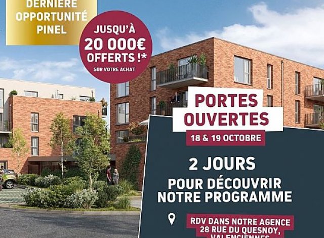 Programme immobilier neuf Le Domaine d'Harpignies  Valenciennes