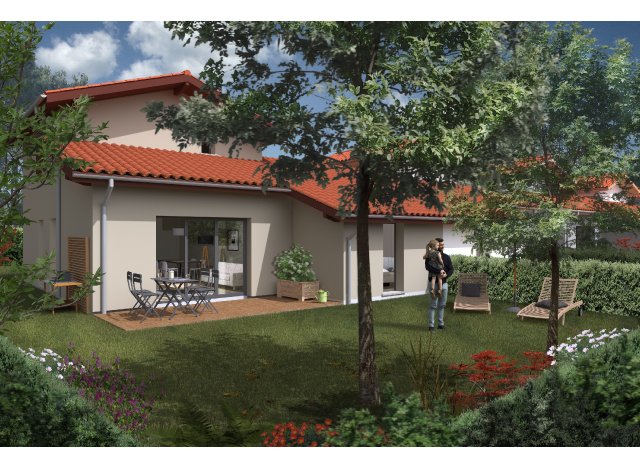 Investissement locatif  Linxe : programme immobilier neuf pour investir Villas Kyao  Soustons