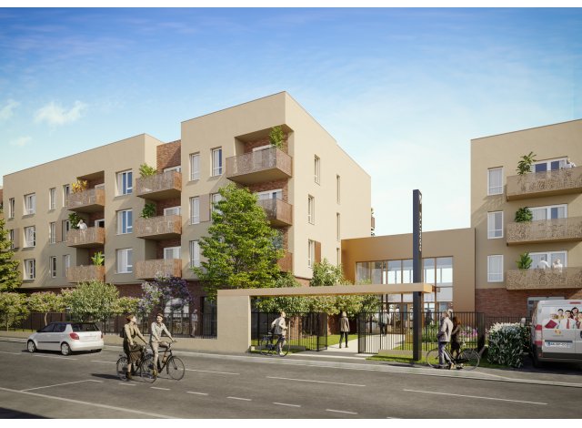 Investissement locatif  taples : programme immobilier neuf pour investir La Flanerie  Béthune