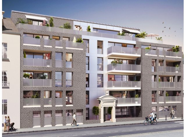 Programme immobilier neuf co-habitat Cour Bastille  Nantes