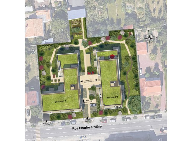 Investissement locatif en Pays de la Loire : programme immobilier neuf pour investir Villa Verde  Rezé