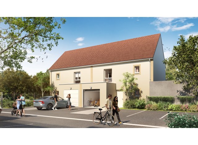Programme immobilier neuf co-habitat L'Inédit / Maisons  Châteaudun