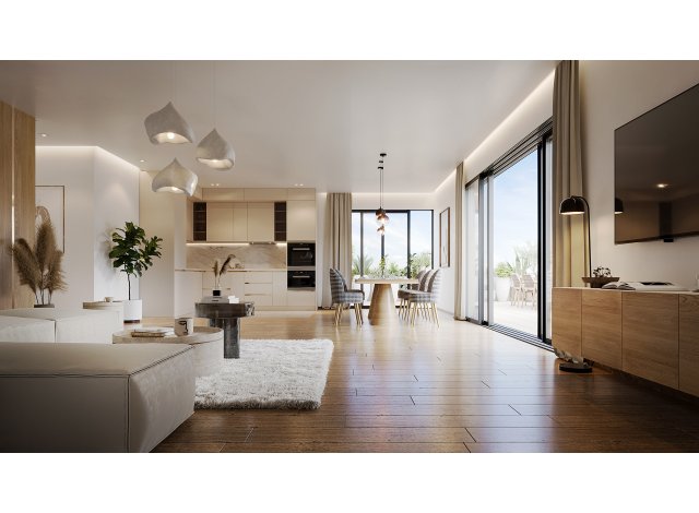 Investissement locatif en France : programme immobilier neuf pour investir Bayside  Cormeilles-en-Parisis