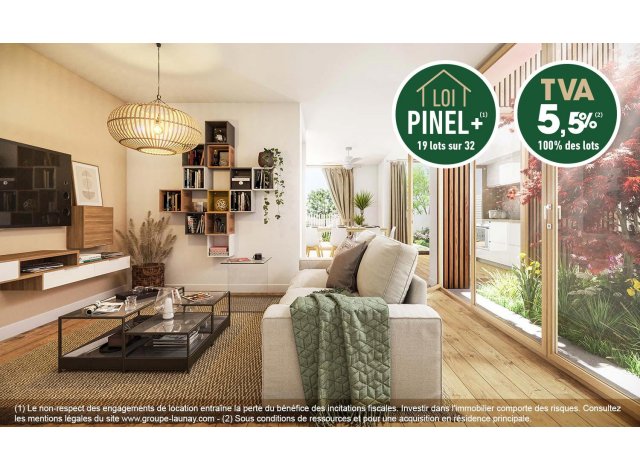 Programme immobilier loi Pinel / Pinel + Green Way  Bordeaux
