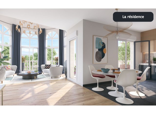 Investissement locatif dans les Hauts de Seine 92 : programme immobilier neuf pour investir Panorama Beaurivage - les Naïades  Clamart