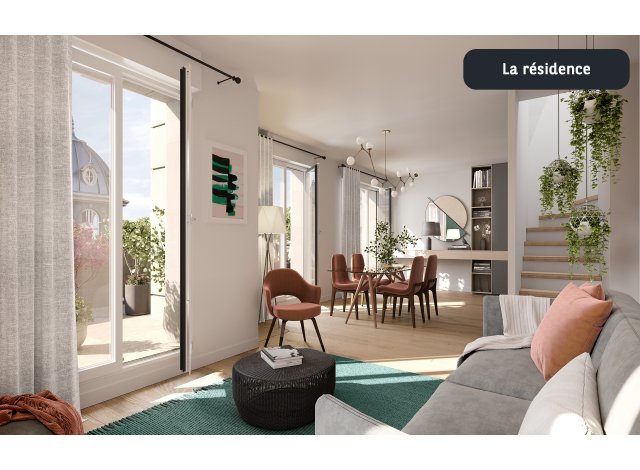 Investissement locatif dans les Hauts de Seine 92 : programme immobilier neuf pour investir Panorama Beaurivage - Montsouris  Clamart