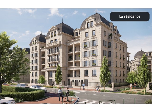 Investissement locatif dans les Hauts de Seine 92 : programme immobilier neuf pour investir Panorama Beaurivage - Bagatelle  Clamart
