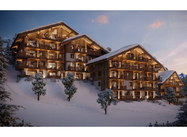 Immobilier neuf co-habitat Les Chalets de l'Aiguille  Le-Grand-Bornand