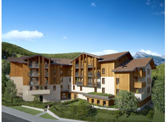 Investissement locatif en Haute-Savoie 74 : programme immobilier neuf pour investir Le Kos  Saint-Jean-de-Sixt