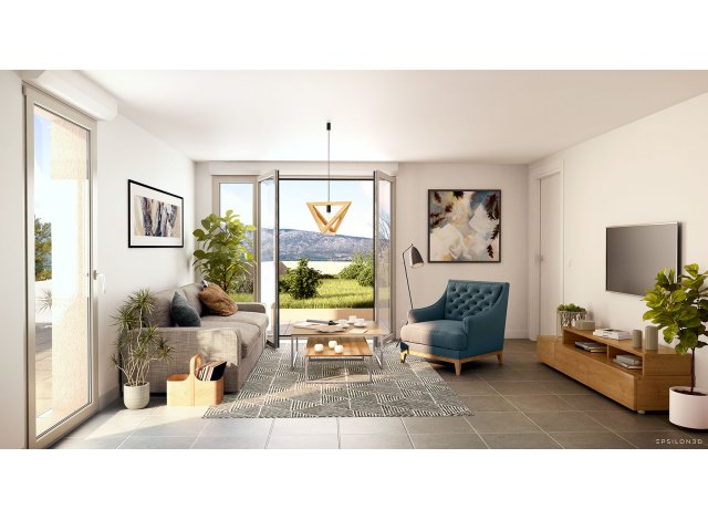 Investissement locatif  Marseille 9me : programme immobilier neuf pour investir Le Montana  Trets