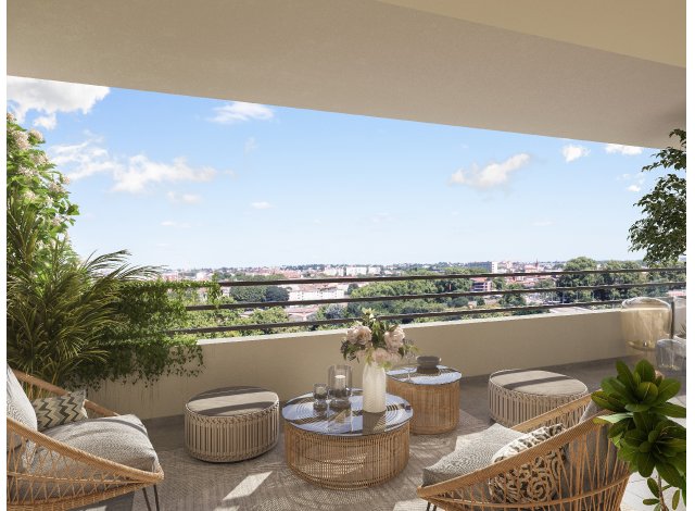 Investissement locatif  Aussonne : programme immobilier neuf pour investir L'Idylle  Toulouse