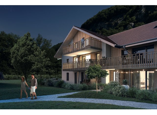 Investissement locatif  Les-Houches : programme immobilier neuf pour investir L'Instant Nature  Sillingy