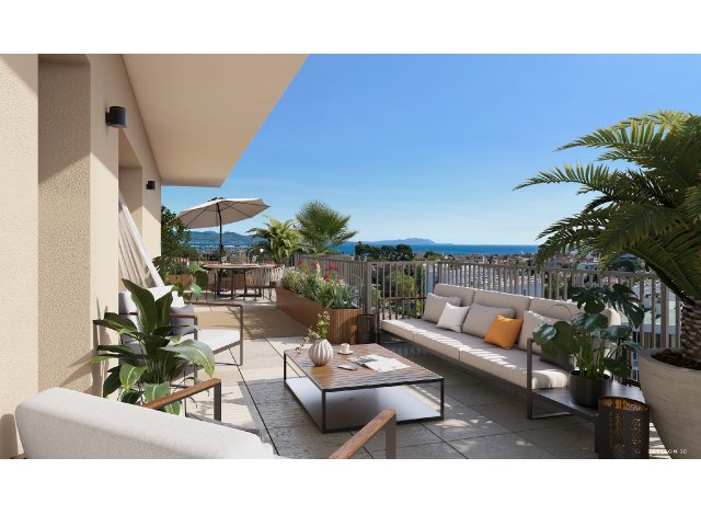 Investissement locatif  Marseille 8me : programme immobilier neuf pour investir La Carmele  La Ciotat