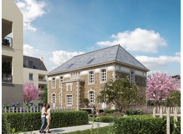 Programme neuf Le Hameau du Rosais : la Villa du Rosais & le Pavillon  Saint-Malo