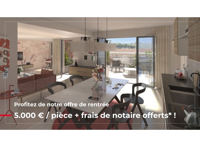 Investissement locatif  ze : programme immobilier neuf pour investir Résidence Joséphine  Nice