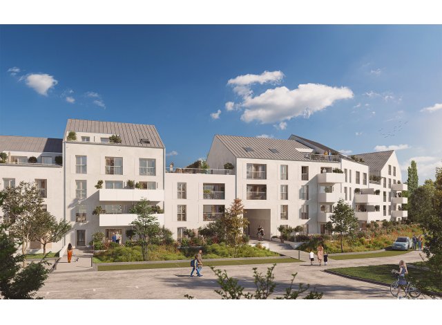 Investissement locatif dans le Calvados 14 : programme immobilier neuf pour investir Cecile  Caen