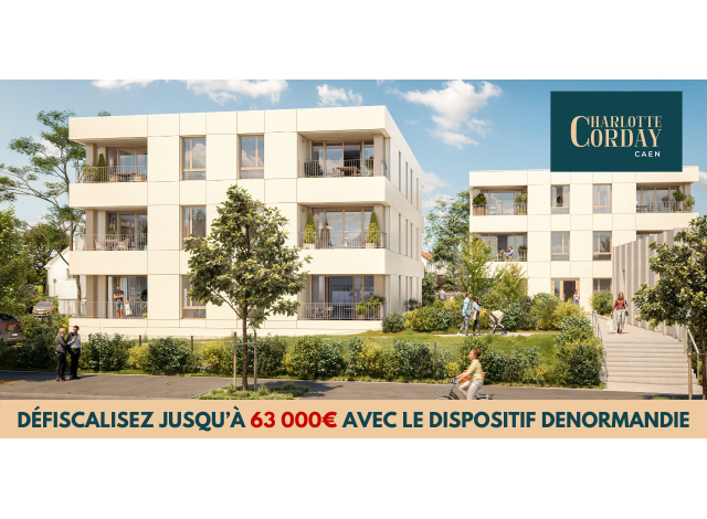 Investissement locatif en France : programme immobilier neuf pour investir Charlotte Corday  Caen