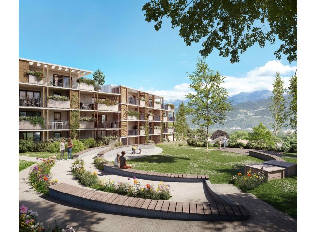 Investissement locatif  L-Alpe-d-Huez : programme immobilier neuf pour investir Fleur de Vigne  Saint-Ismier