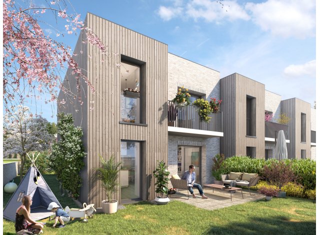 Programme immobilier avec maison ou villa neuve Les Jardins de la Halle  Aubergenville