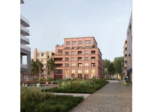 Investissement locatif  Aubervilliers : programme immobilier neuf pour investir L'Esprit Canal  Pantin