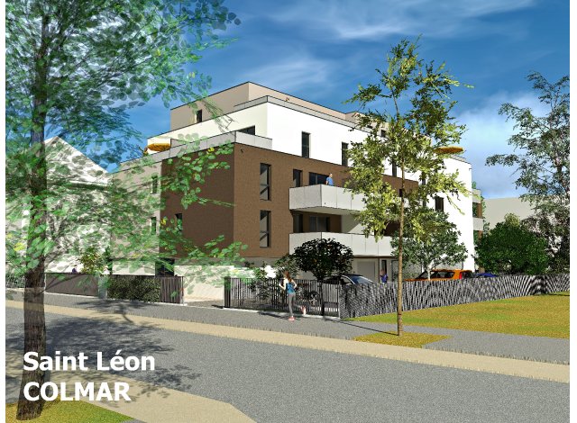 Investissement locatif  Issenheim : programme immobilier neuf pour investir Saint Léon  Colmar