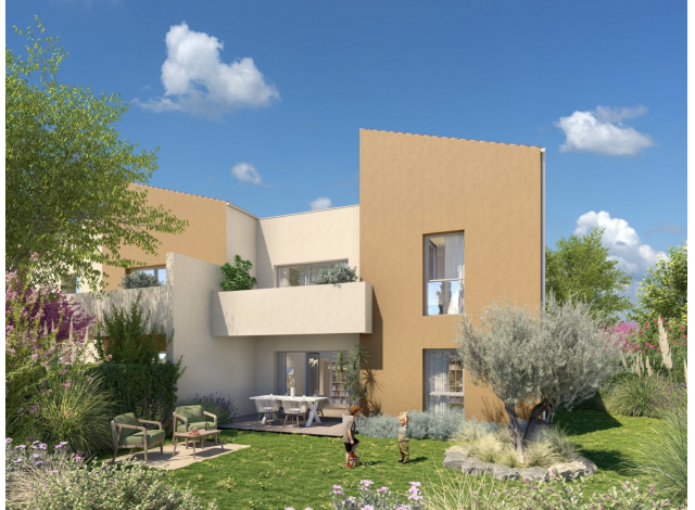 Investissement locatif en France : programme immobilier neuf pour investir Paulanium  Paulhan