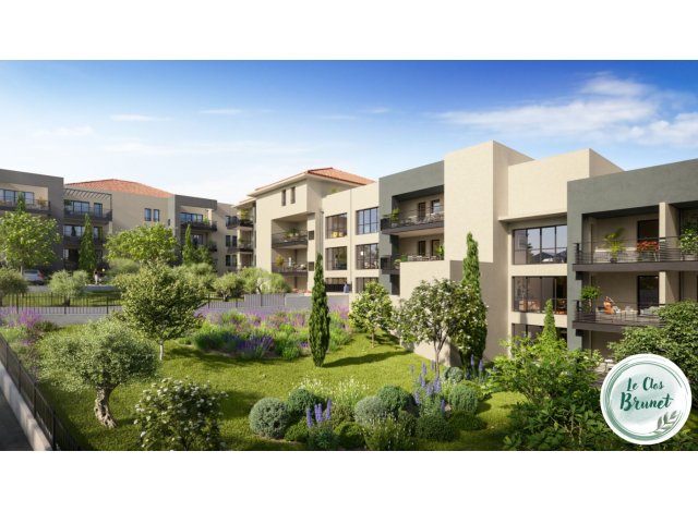 Programme immobilier neuf co-habitat Le Clos Brunet  Aix-en-Provence