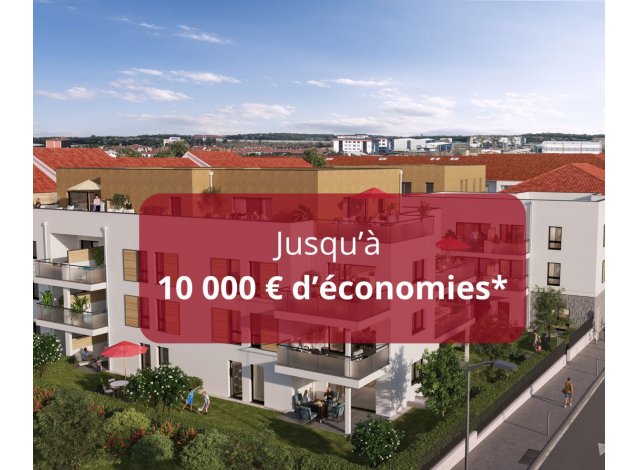 Investissement locatif  Saint-tienne : programme immobilier neuf pour investir Villa Botanica  Craponne