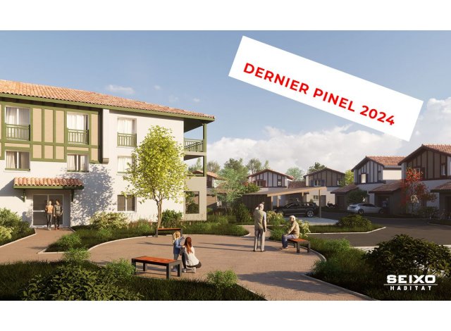 Investissement locatif en Aquitaine : programme immobilier neuf pour investir Ostaou Verda  Dax