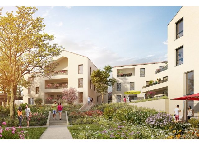 Investissement locatif dans le Rhne 69 : programme immobilier neuf pour investir Idylle Vancia  Rillieux-la-Pape