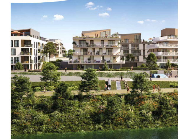 Investissement locatif en Centre Val de Loire : programme immobilier neuf pour investir Les Quais d'Houlippe  Orléans