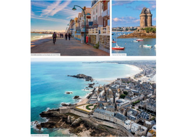 Programme immobilier loi Pinel / Pinel + Les Balcons de la Cité Corsaire  Saint-Malo