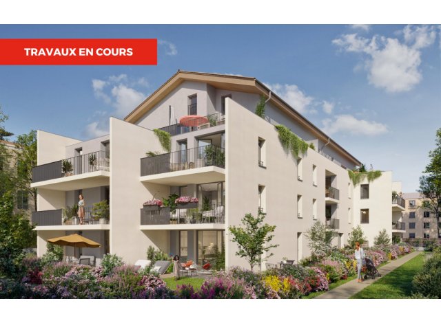 Investissement locatif dans le Rhne 69 : programme immobilier neuf pour investir Faubourg Republique  Belleville