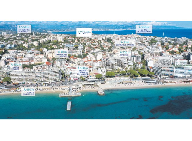 Parkings programme neuf O'Cap  Antibes