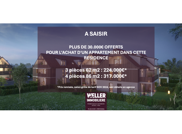 Programme immobilier avec maison ou villa neuve La Demeure des Comtes  Meistratzheim